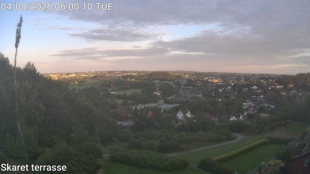 time-lapse frame, Skaret terrasse webcam