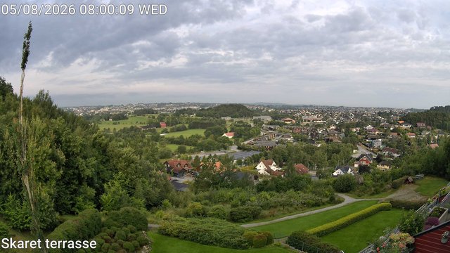 time-lapse frame, Skaret terrasse webcam