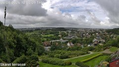 view from Skaret terrasse on 2026-08-06