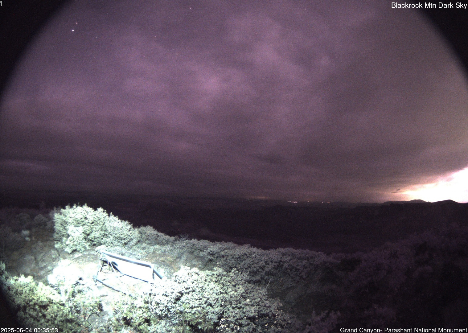 time-lapse frame, Blackrock - Dark Sky webcam