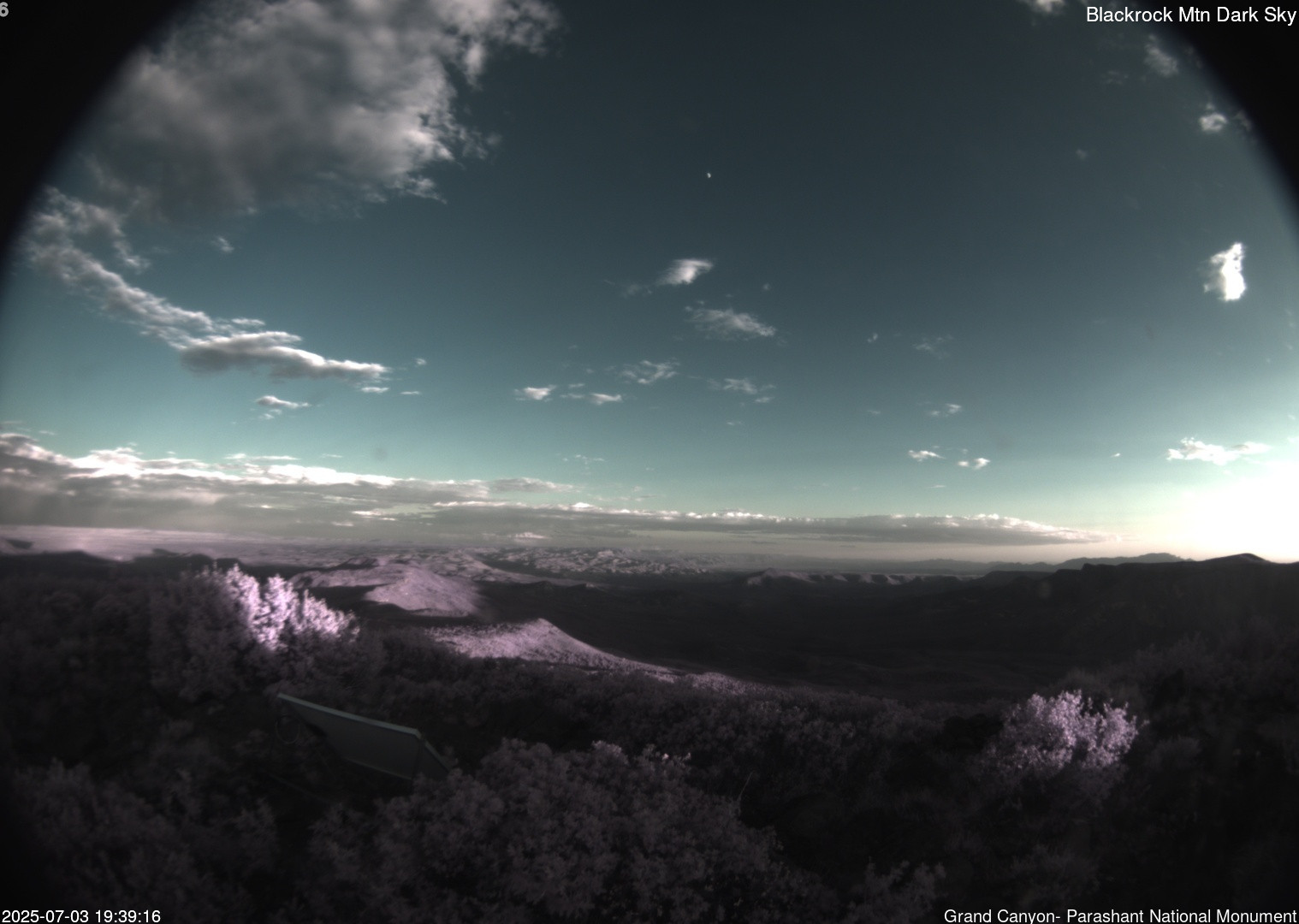 time-lapse frame, Blackrock - Dark Sky webcam