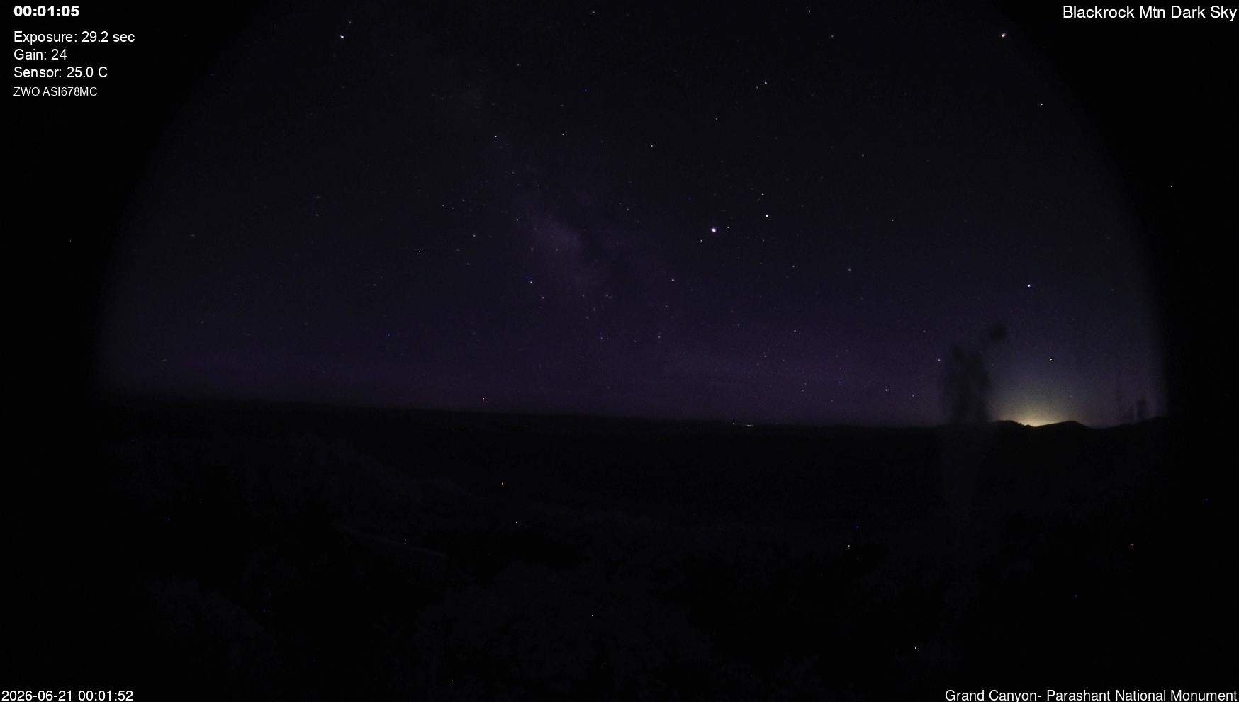 time-lapse frame, Blackrock - Dark Sky webcam