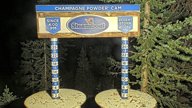 time-lapse frame, Steamboat Champagne Powder webcam