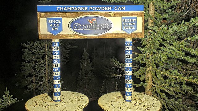 time-lapse frame, Steamboat Champagne Powder webcam