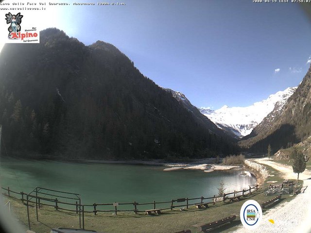 time-lapse frame, Macugnaga Lago delle Fate webcam