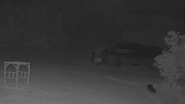 time-lapse frame, Sugarbush Slide Brook Lift webcam