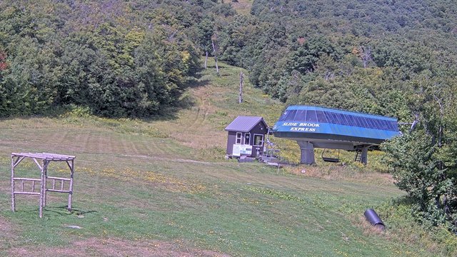 view from Sugarbush Slide Brook Lift on 2026-08-29