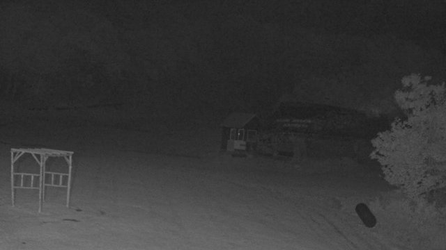 time-lapse frame, Sugarbush Slide Brook Lift webcam