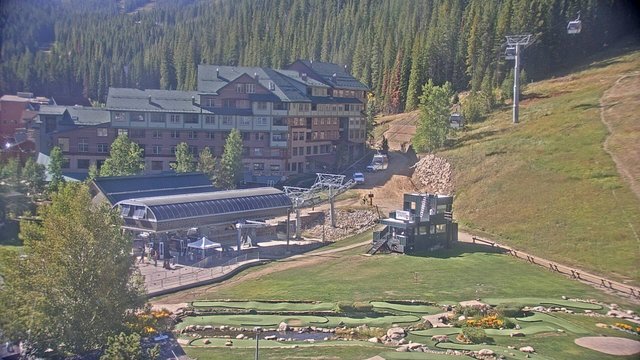 time-lapse frame, Winter Park Base webcam