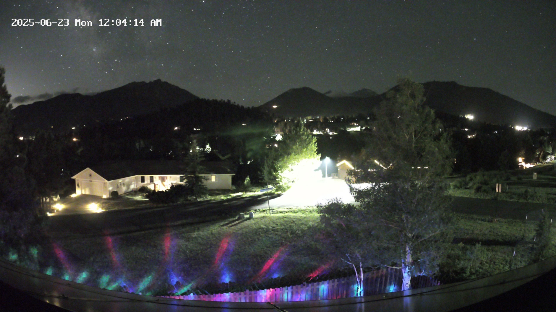 time-lapse frame, Estes Cam webcam