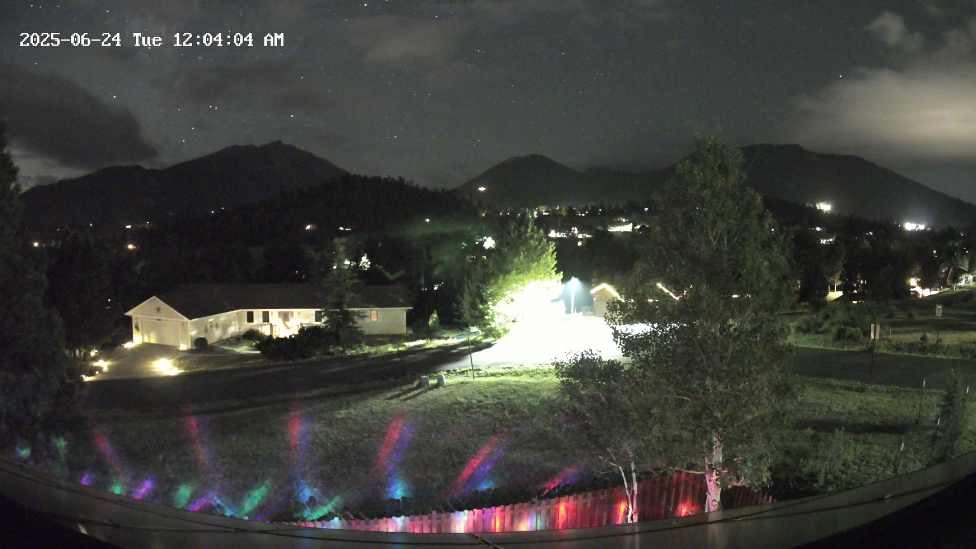 time-lapse frame, Estes Cam webcam