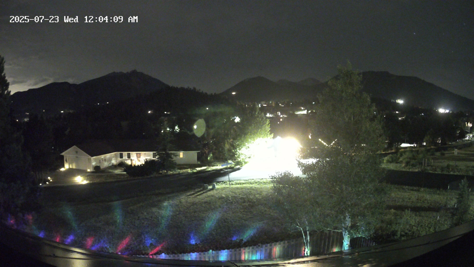 time-lapse frame, Estes Cam webcam
