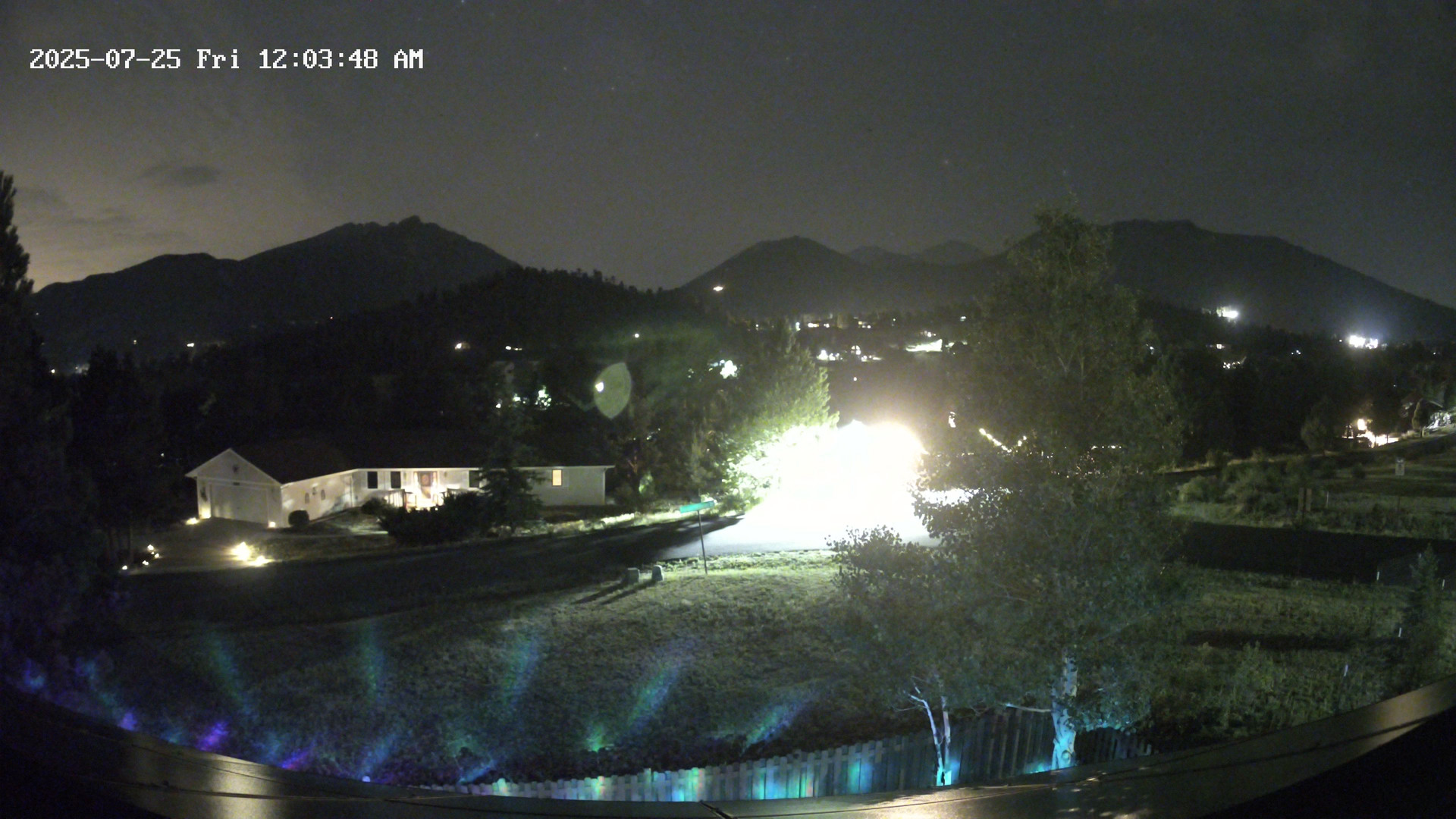 time-lapse frame, Estes Cam webcam