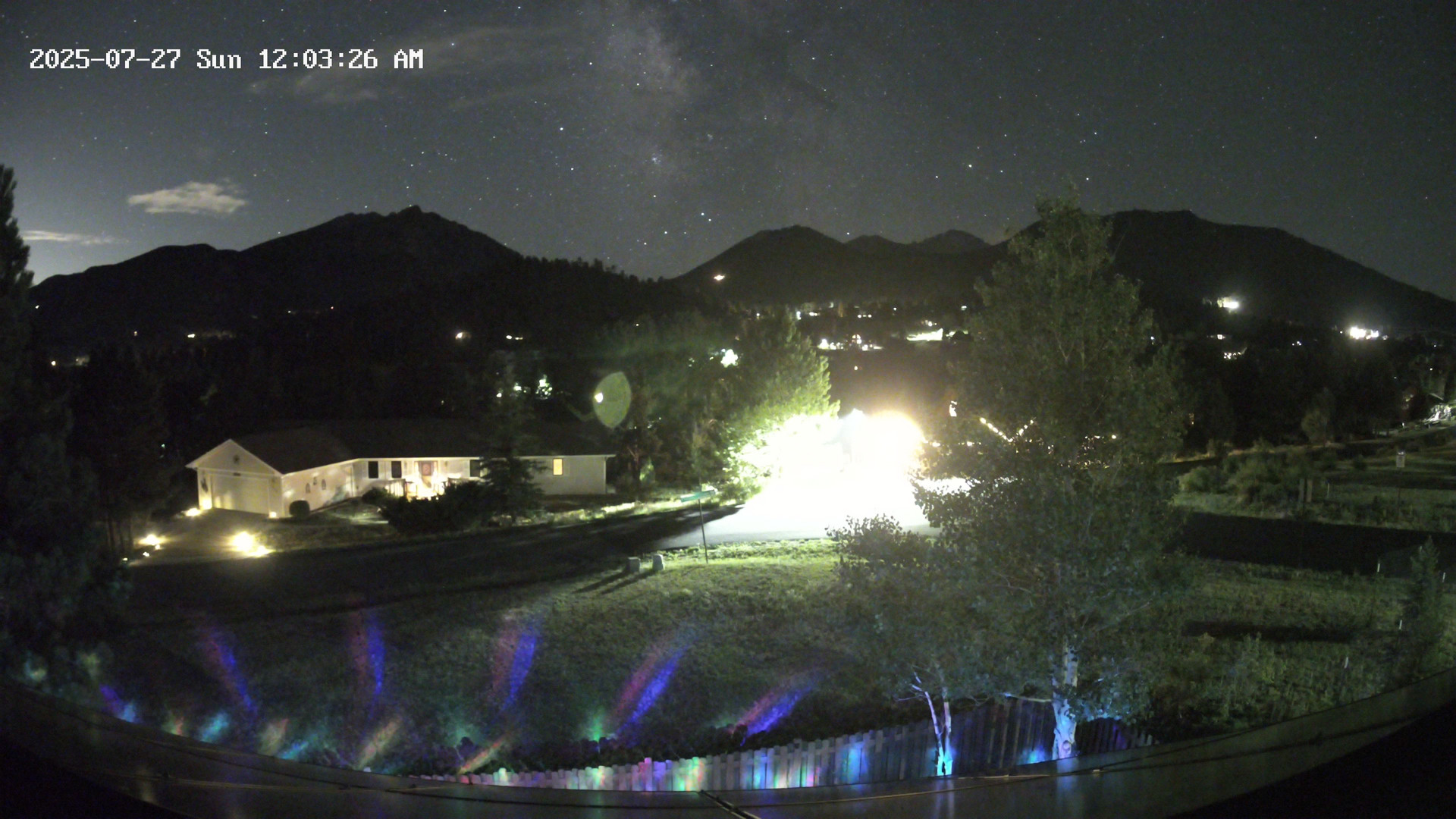time-lapse frame, Estes Cam webcam