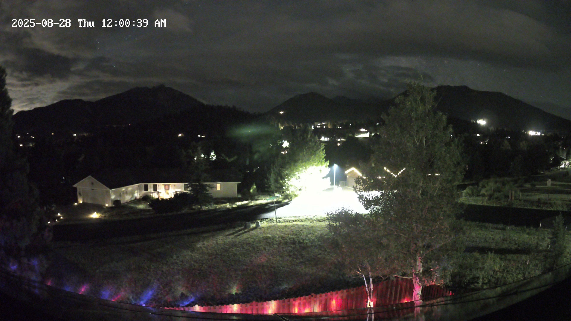 time-lapse frame, Estes Cam webcam