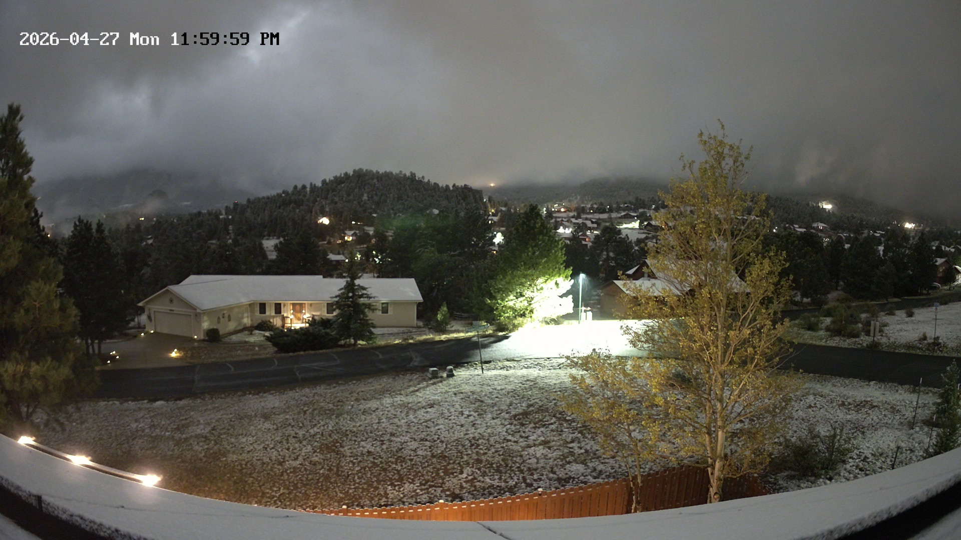 time-lapse frame, Estes Cam webcam