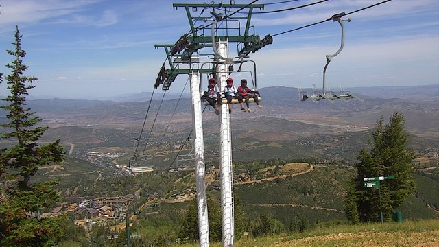 view from Deer Valley Top of Ruby on 2026-08-21