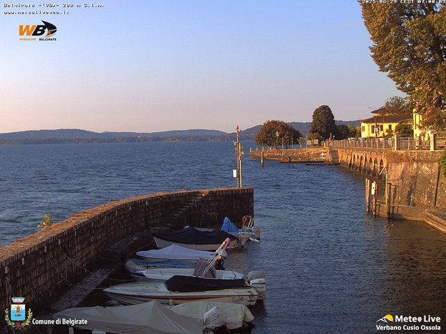 time-lapse frame, Belgirate sud est webcam
