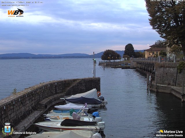 time-lapse frame, Belgirate sud est webcam