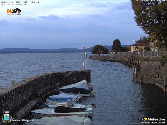 time-lapse frame, Belgirate sud est webcam