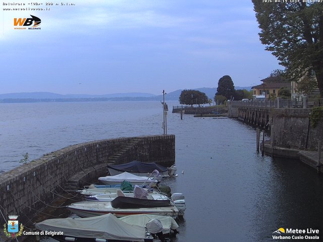 time-lapse frame, Belgirate sud est webcam