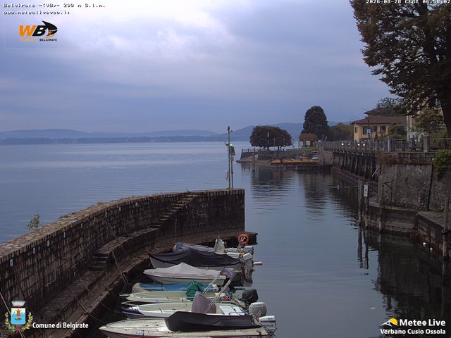 time-lapse frame, Belgirate sud est webcam