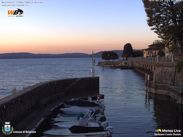 time-lapse frame, Belgirate sud est webcam