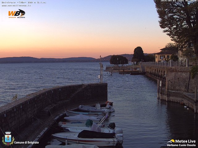 time-lapse frame, Belgirate sud est webcam