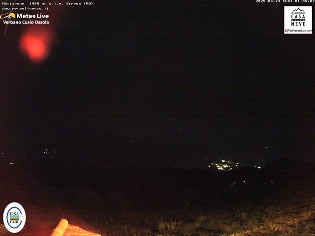 time-lapse frame, Mottarone nord webcam