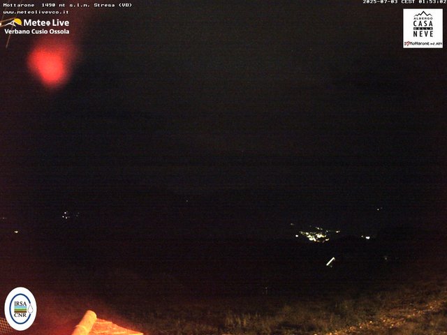 time-lapse frame, Mottarone nord webcam
