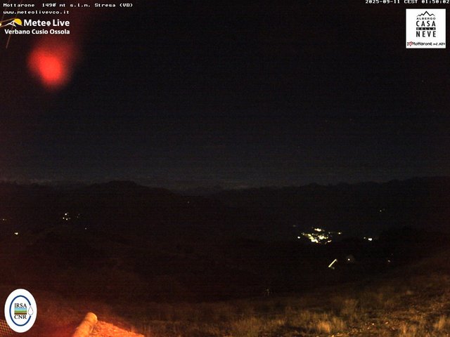 time-lapse frame, Mottarone nord webcam