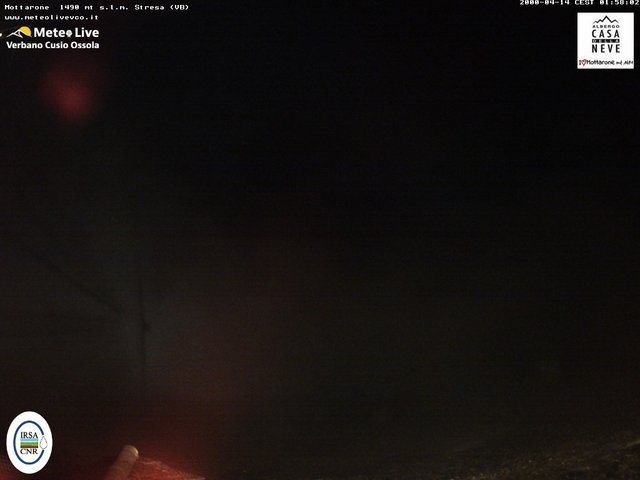 time-lapse frame, Mottarone nord webcam