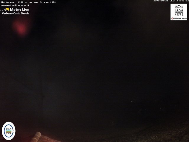 time-lapse frame, Mottarone nord webcam