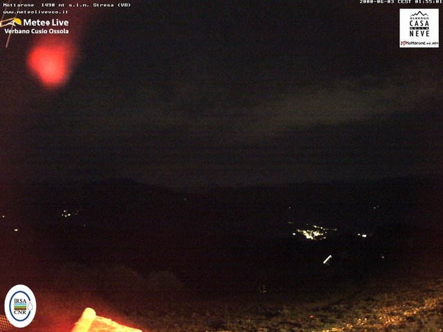 time-lapse frame, Mottarone nord webcam