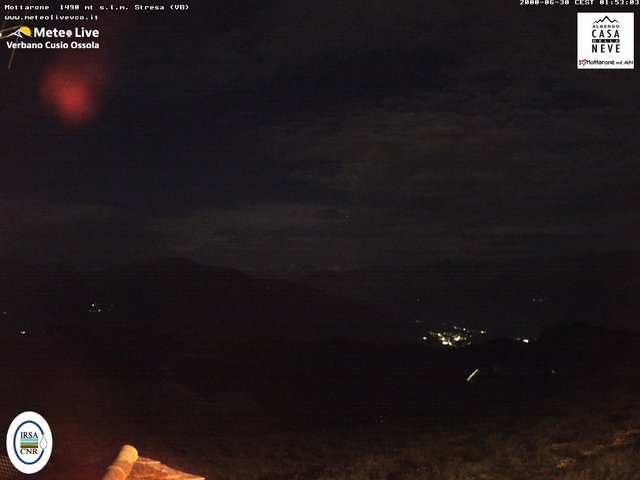 time-lapse frame, Mottarone nord webcam