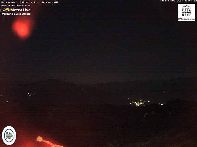 time-lapse frame, Mottarone nord webcam
