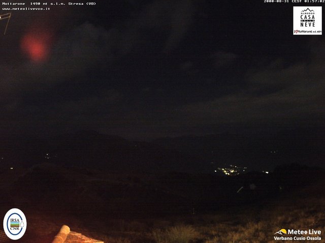 time-lapse frame, Mottarone nord webcam