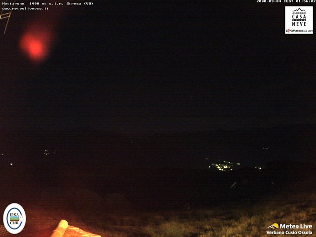 time-lapse frame, Mottarone nord webcam