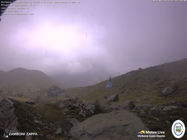 view from Rifugio Zamboni on 2026-08-28
