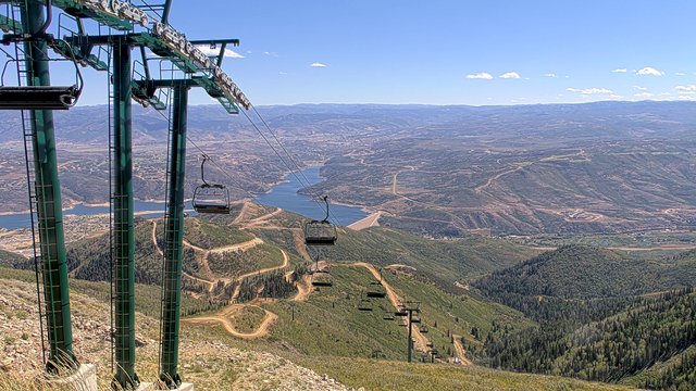view from Deer Valley Revelator Express on 2026-09-04