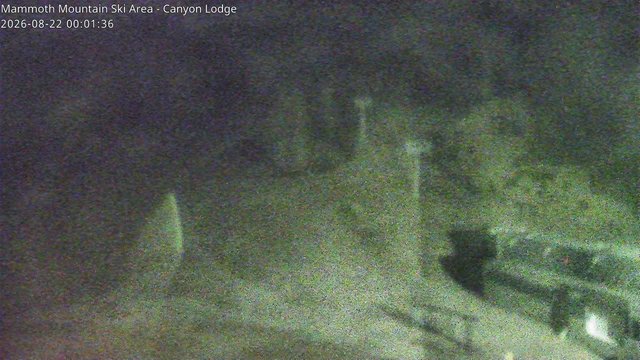 time-lapse frame, Mammoth Canyon Lodge webcam
