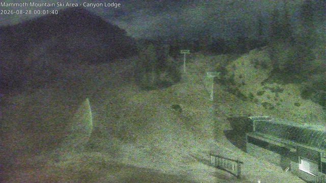 time-lapse frame, Mammoth Canyon Lodge webcam