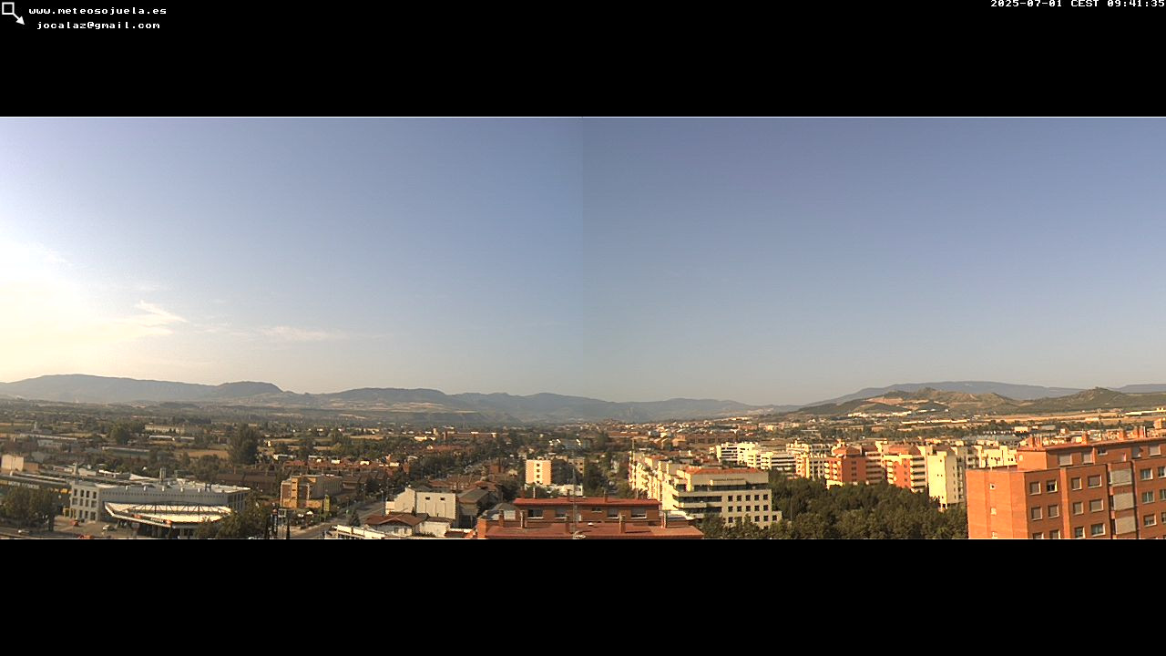time-lapse frame, LOGROÑO SUR Iregua webcam