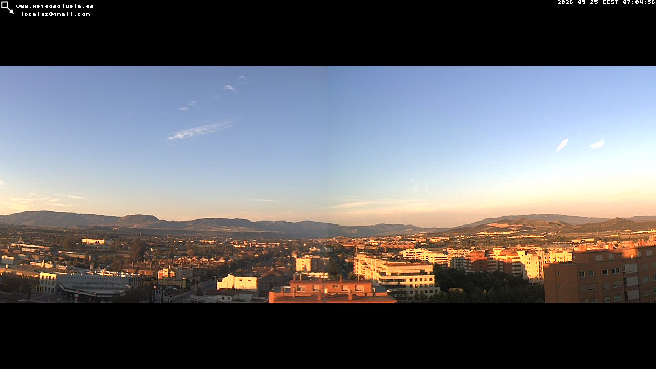 time-lapse frame, LOGROÑO SUR Iregua webcam