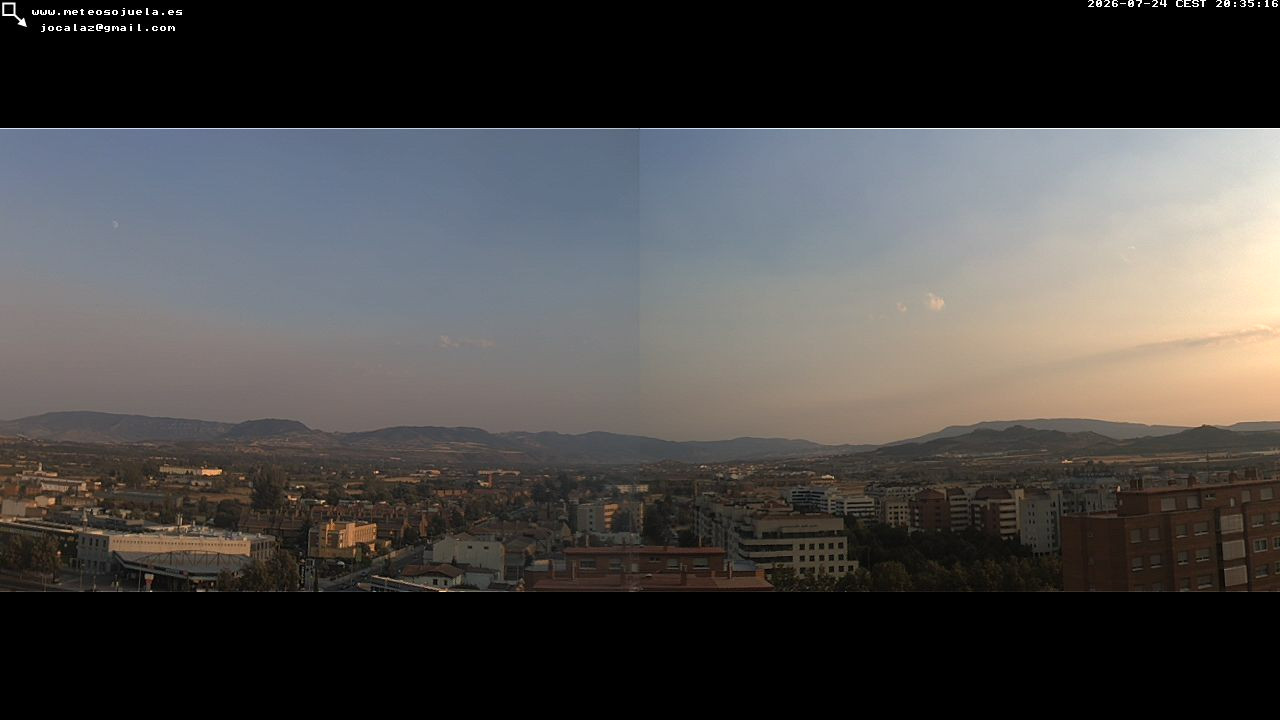 time-lapse frame, LOGROÑO SUR Iregua webcam