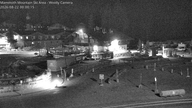 time-lapse frame, Mammoth Main Lodge Woolly webcam