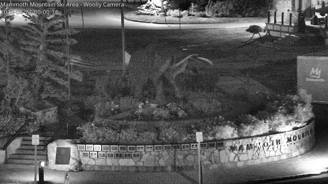 time-lapse frame, Mammoth Main Lodge Woolly webcam