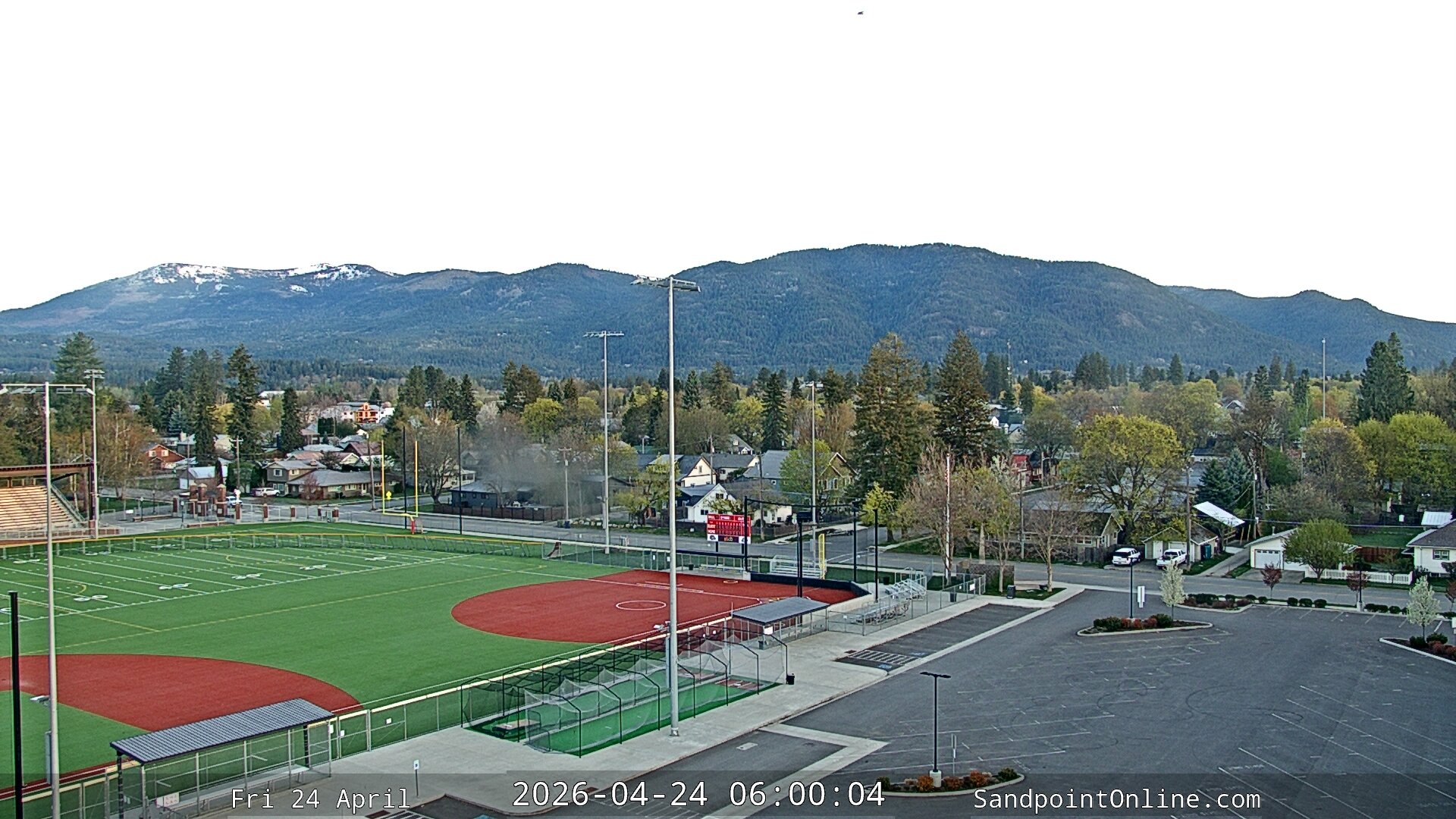 time-lapse frame, Sandpoint Online - Schweitzer Mountain webcam