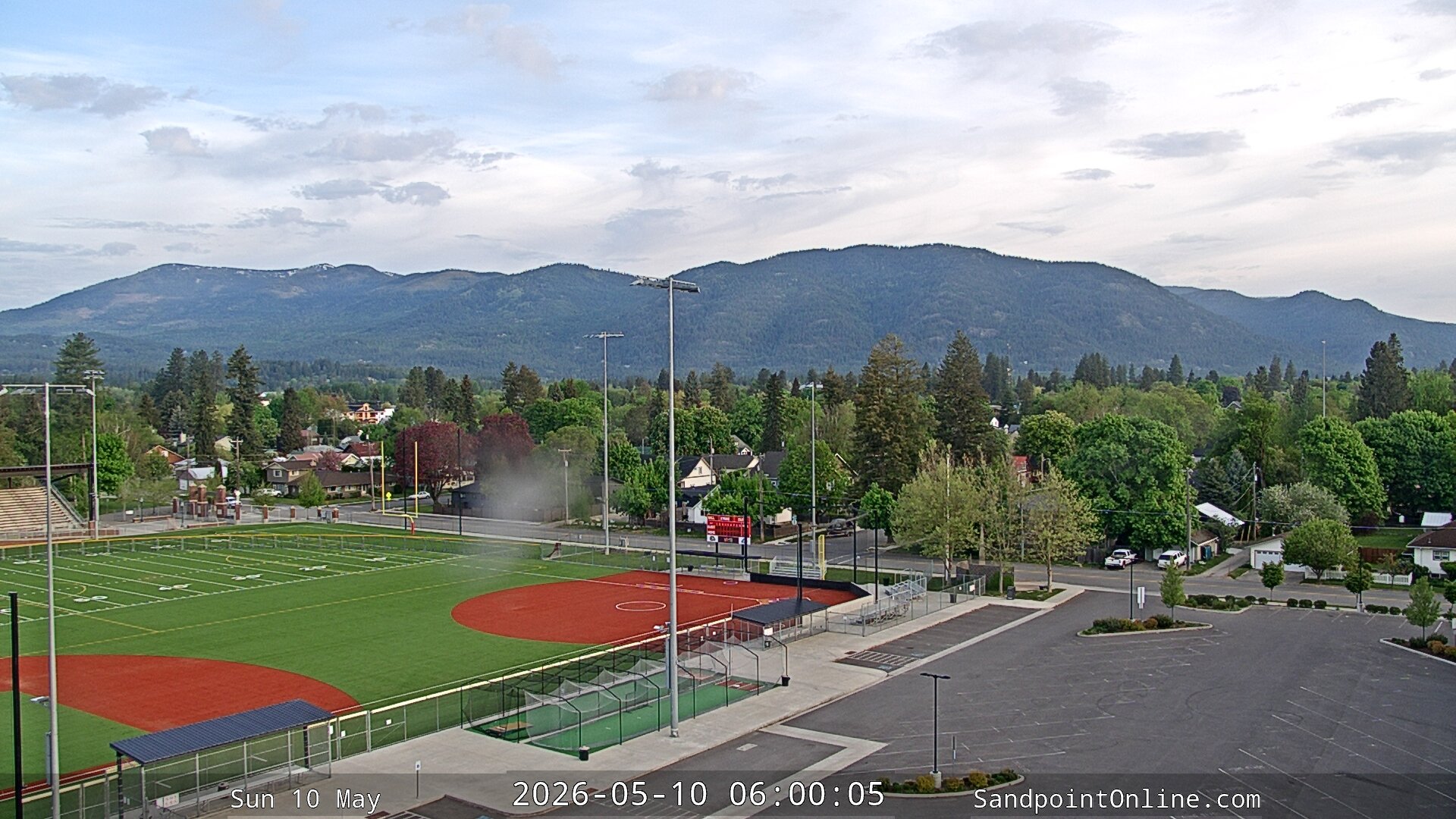time-lapse frame, Sandpoint Online - Schweitzer Mountain webcam