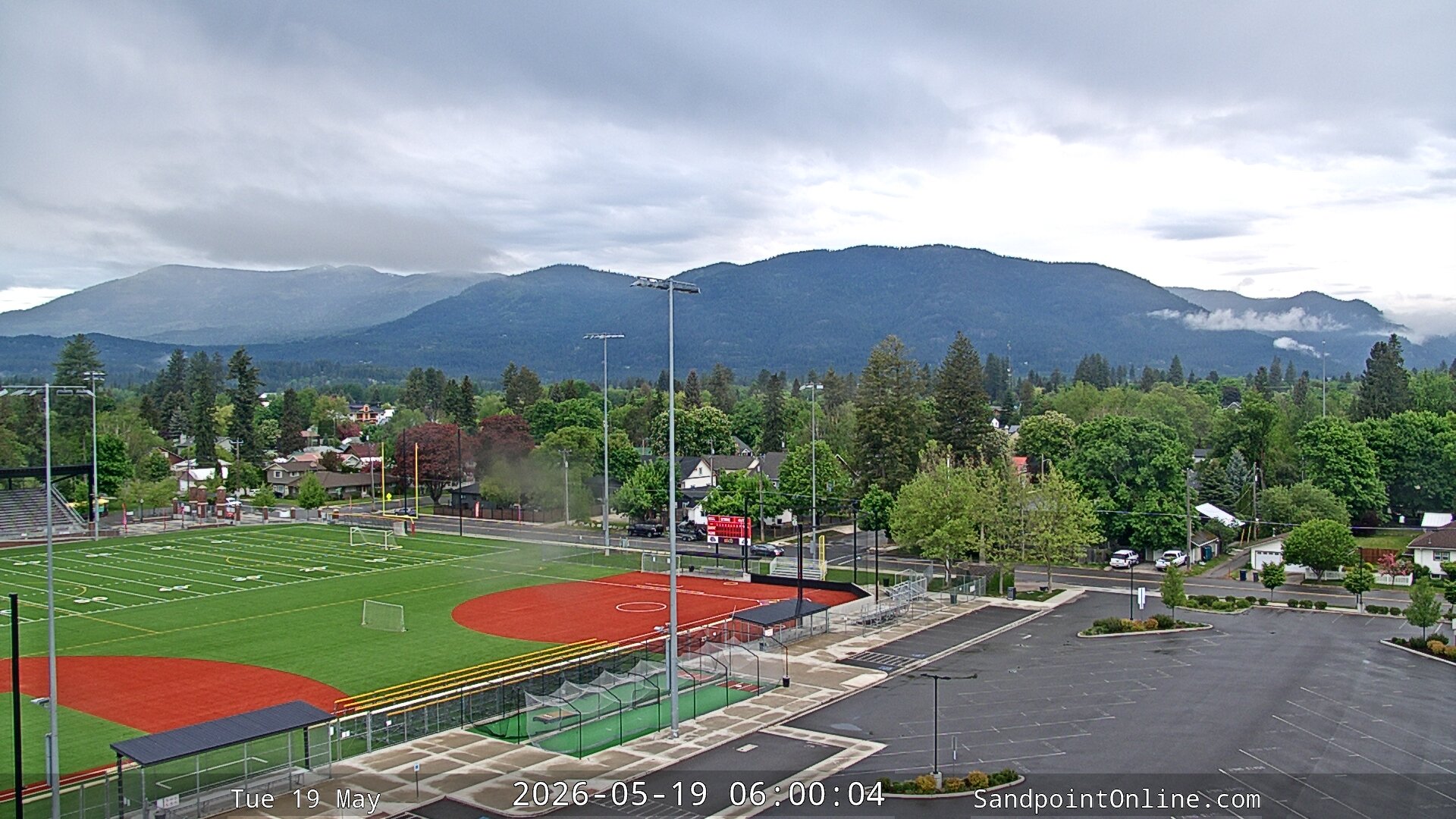 time-lapse frame, Sandpoint Online - Schweitzer Mountain webcam